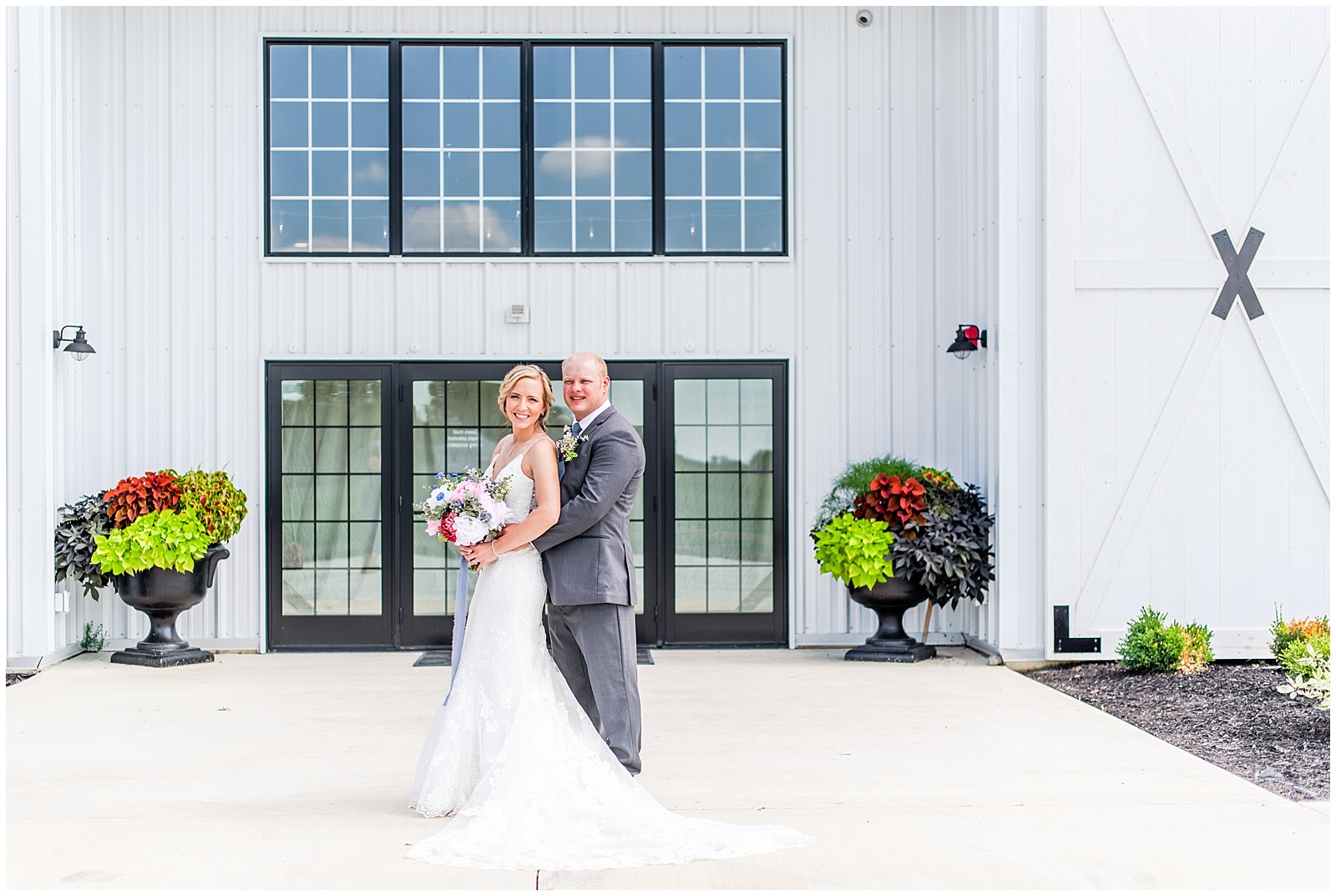 Dusty Blue & Gray Wedding at Riser Barn Columbus, Ohio Wedding