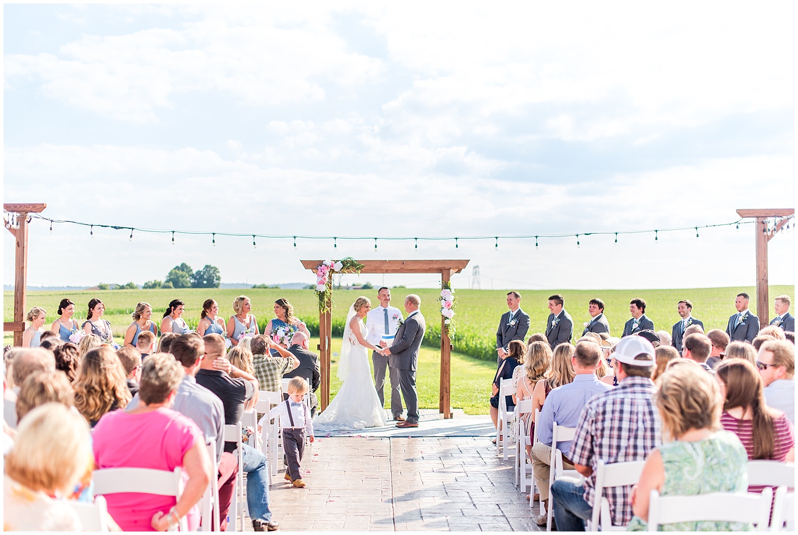 Dusty Blue & Gray Wedding at Riser Barn Columbus, Ohio Wedding