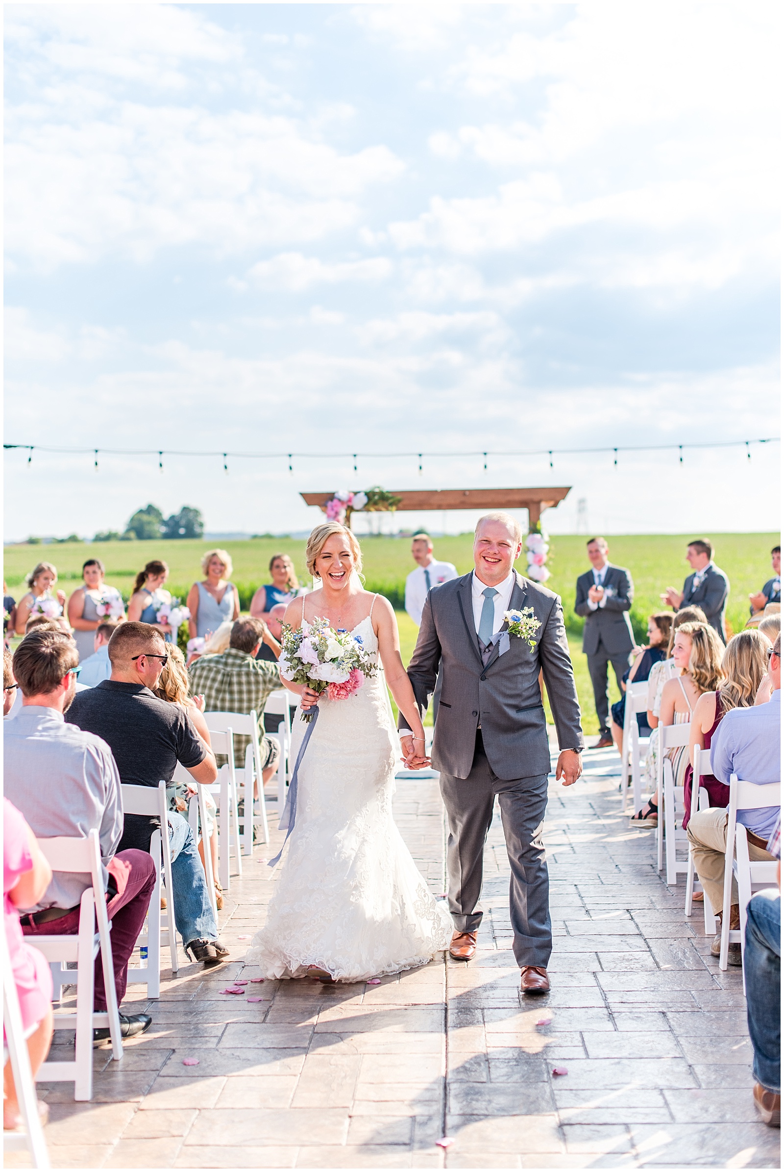 Dusty Blue & Gray Wedding at Riser Barn Columbus, Ohio Wedding