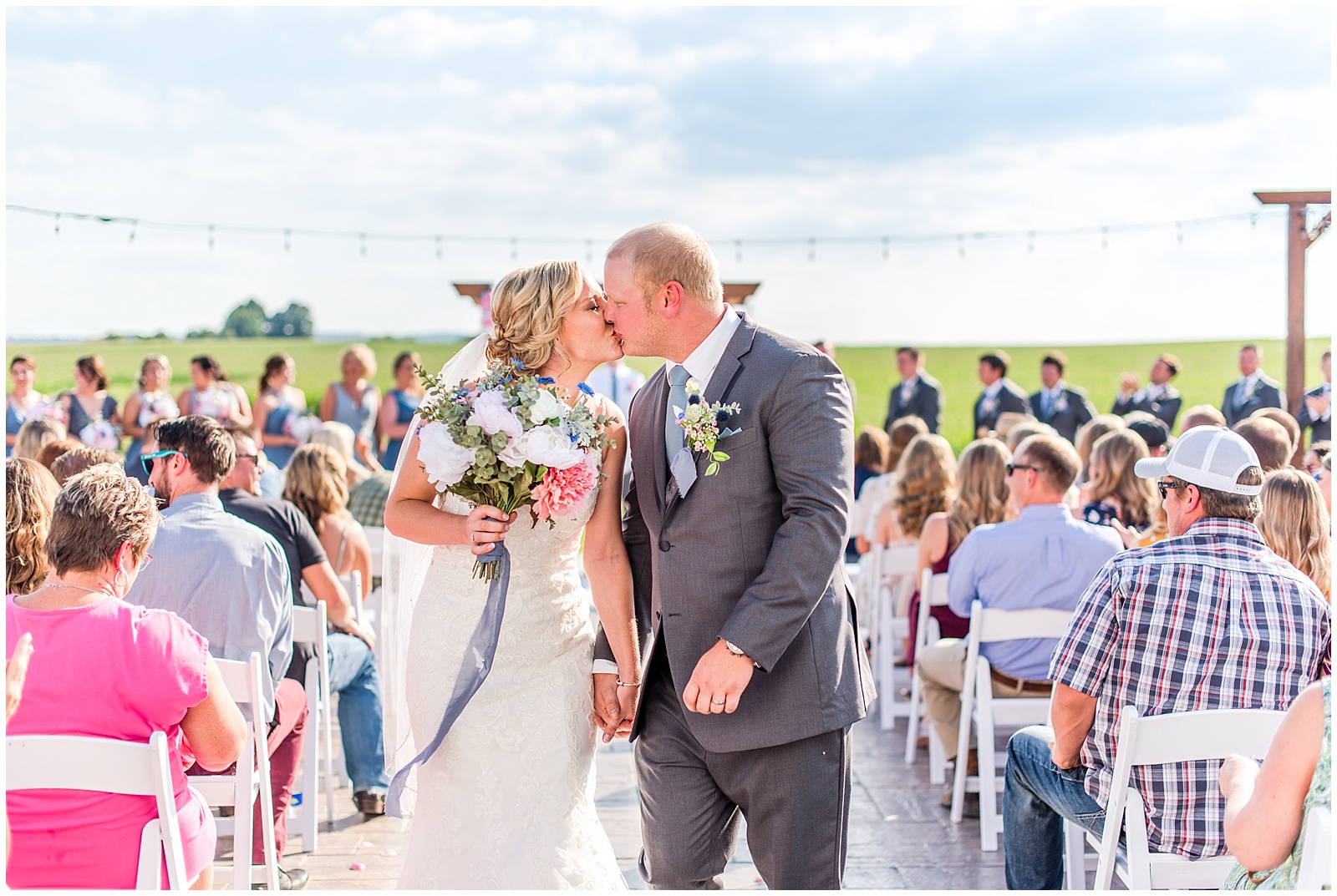 Dusty Blue & Gray Wedding at Riser Barn Columbus, Ohio Wedding