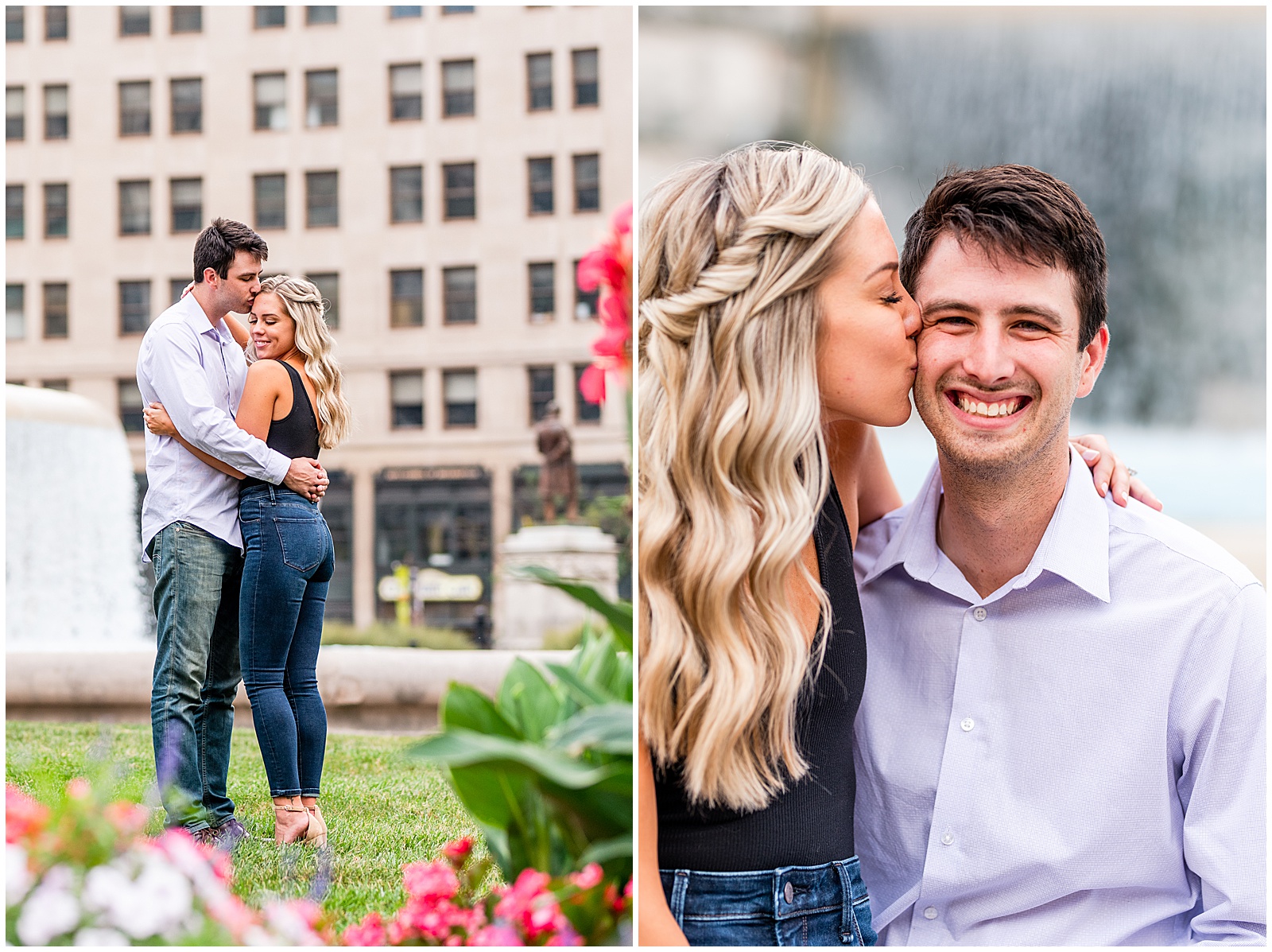 A Downtown Indianapolis Engagement Session | Jenny & Sterling ...